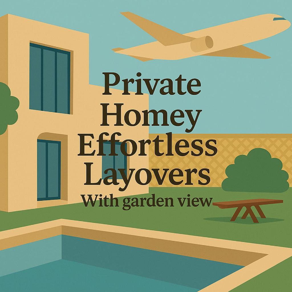 Aeropuerta Mini Villa - Private Layover Near Amman Airport Al Qastal 외부 사진